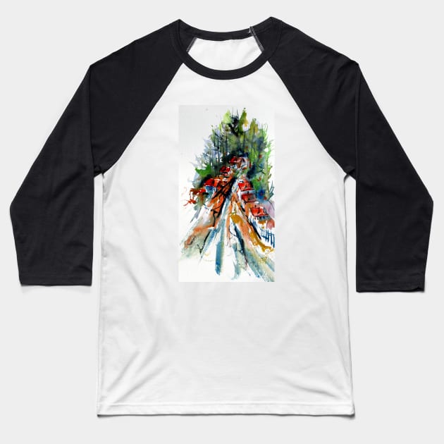 Winter impressiov IV Baseball T-Shirt by kovacsannabrigi